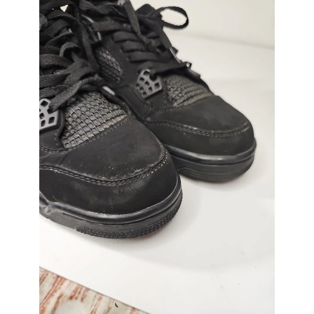 Size 7 - Nike Air Jordan 4 Retro GS Black Cat 2020 Men's Shoes